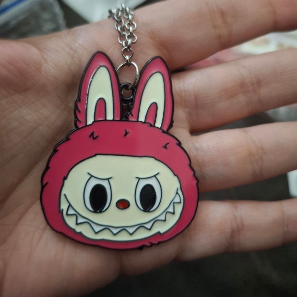 The Monsters Labubu Head Necklace